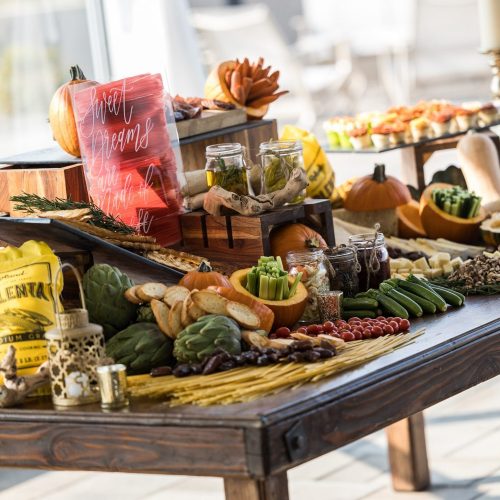 A charcuterie table from the chefs at The Club at ArrowCreek