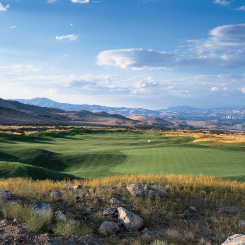 The Challenge Golf Course at The Club at ArrowCreek overlooking Reno