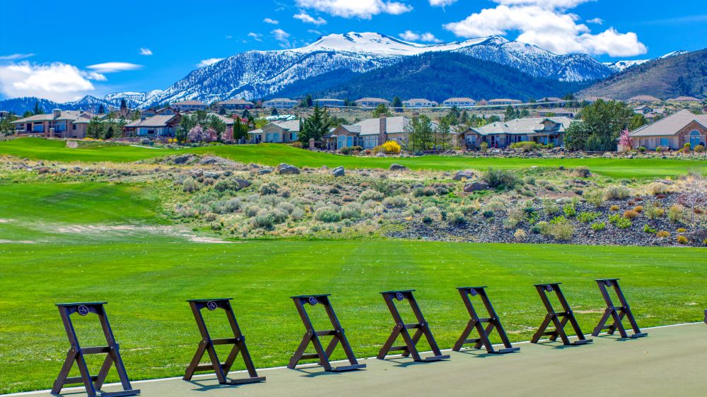 Driving range at The Club at ArrowCreek