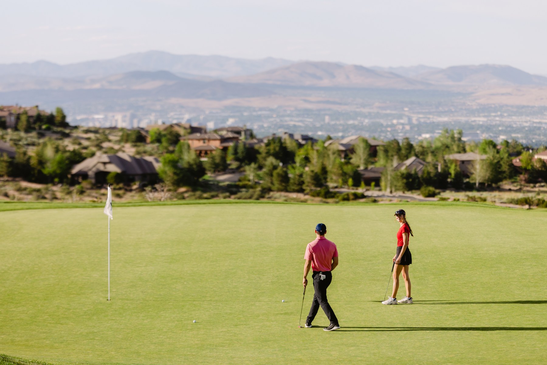 The Club Members Participating In A Golf Tournament