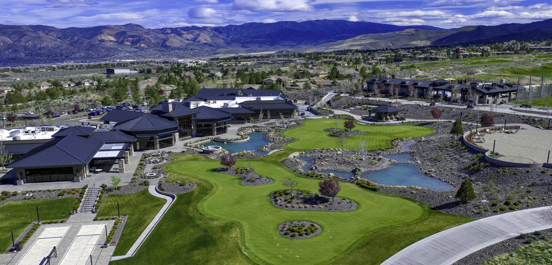 The Club At ArrowCreek Back of Clubhouse