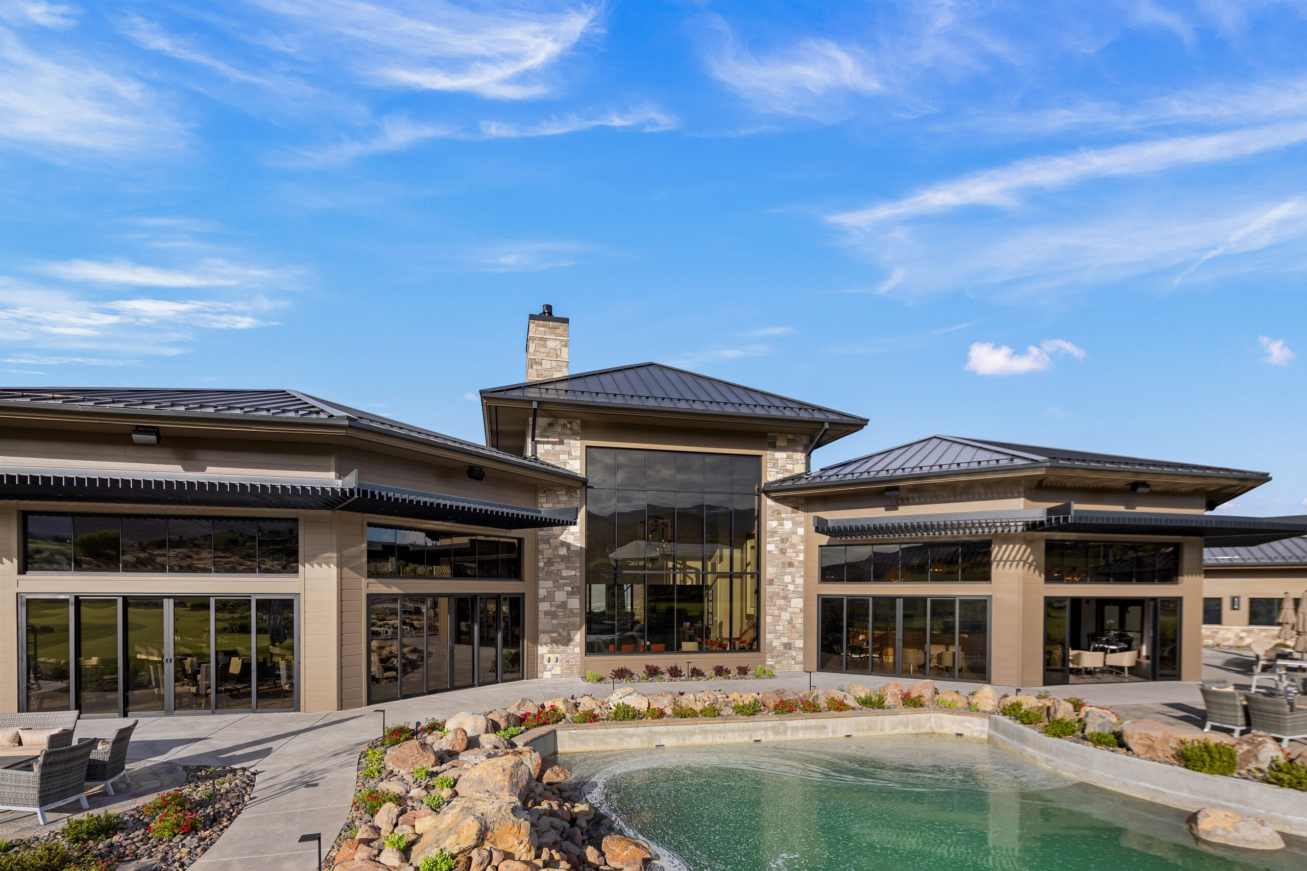 The Club at ArrowCreek Clubhouse Patio