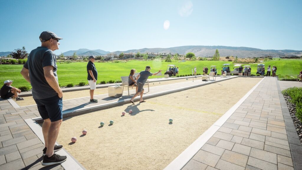 The Club Reno Bocce League Play